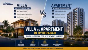 Villa vs apartment investment options in Hyderabad real estate 2026