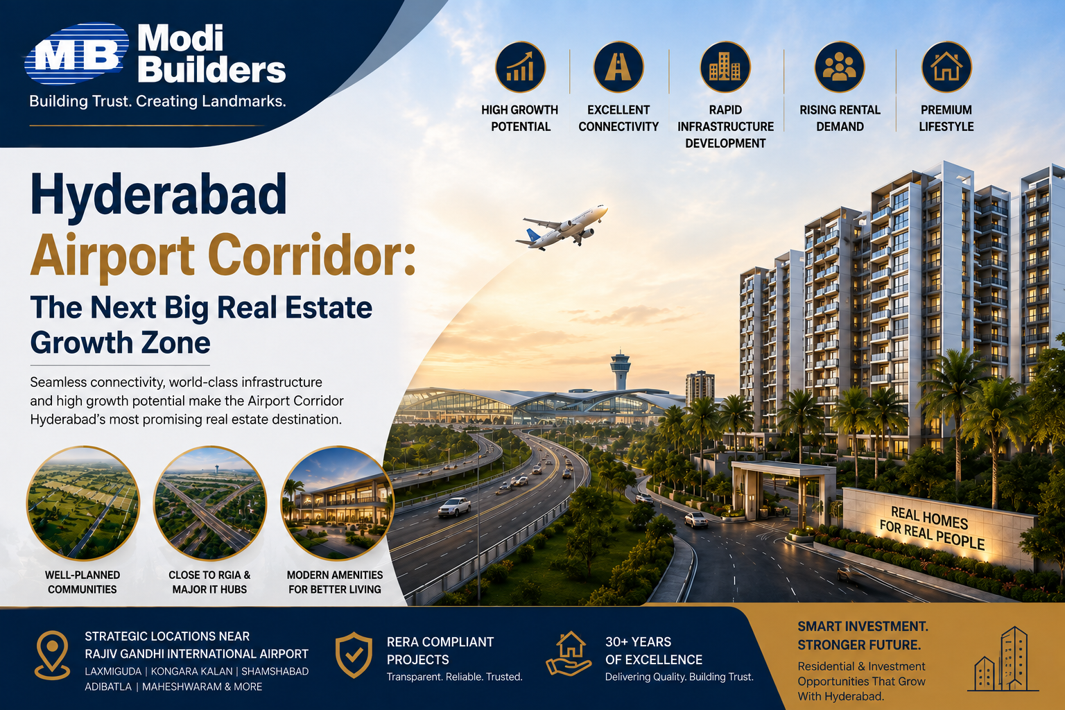 Hyderabad Airport Corridor: The Next Big Real Estate Growth Zone